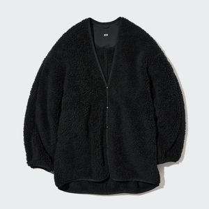 ✨uniqlo oversize fleece cardigan✨